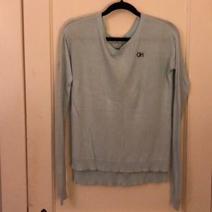 Light blue lightweight sweater